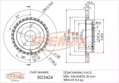 FREMAX BD-3424