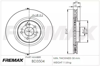 FREMAX BD-3504