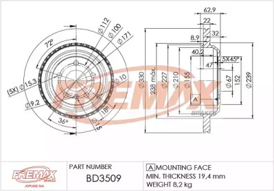 FREMAX BD-3509