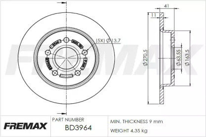 FREMAX BD-3964