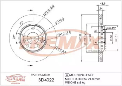 FREMAX BD-4022