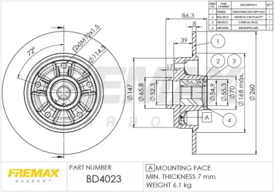 FREMAX BD-4023