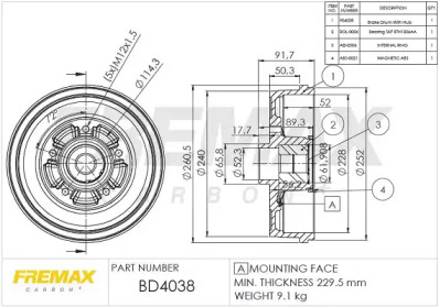 FREMAX BD-4038