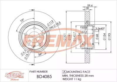 FREMAX BD-4085