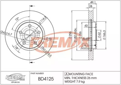 FREMAX BD-4125