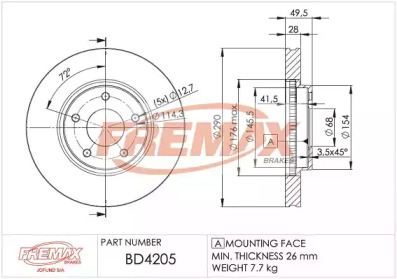 FREMAX BD-4205