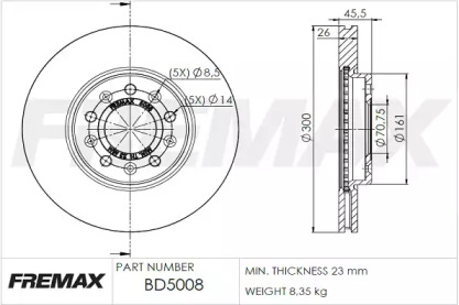 FREMAX BD-5008