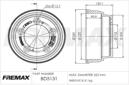 FREMAX BD-5131