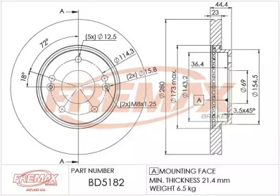 FREMAX BD-5182