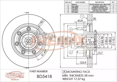 FREMAX BD-5418