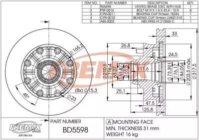 FREMAX BD-5598