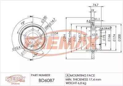 FREMAX BD-6087