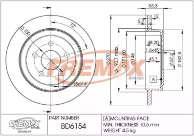 FREMAX BD-6154