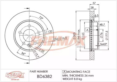 FREMAX BD-6382