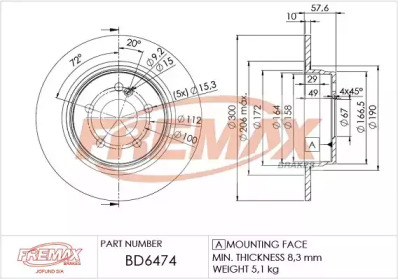 FREMAX BD-6474