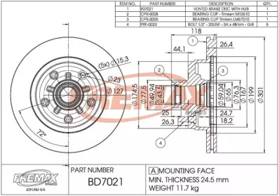 FREMAX BD-7021