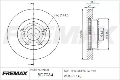 FREMAX BD-7034