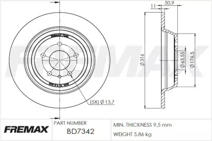 FREMAX BD-7342