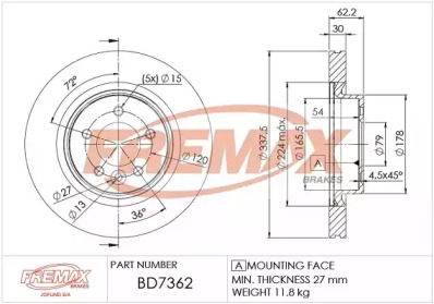 FREMAX BD-7362