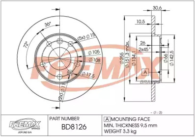 FREMAX BD-8126