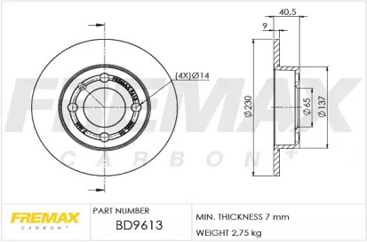 FREMAX BD-9613