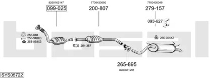 BOSAL SYS05722