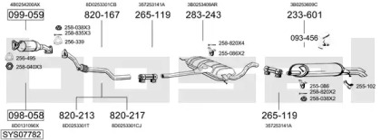 BOSAL SYS07782