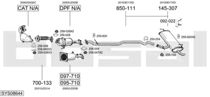 BOSAL SYS08644