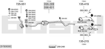 BOSAL SYS09393