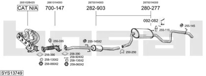 BOSAL SYS13749