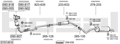 BOSAL SYS14616