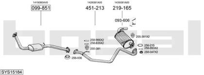 BOSAL SYS15184