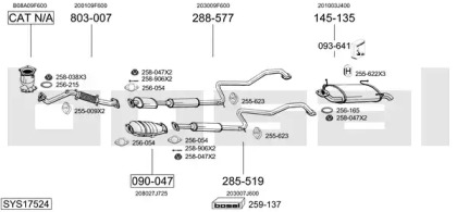 BOSAL SYS17524