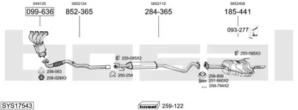 BOSAL SYS17543