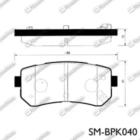 SPEEDMATE SM-BPK040