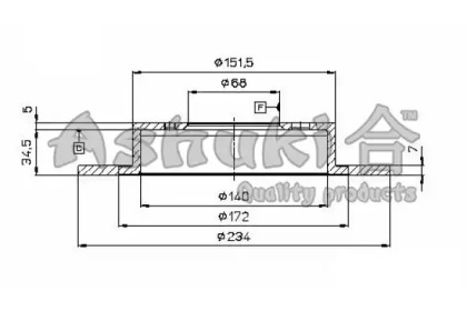 ASHUKI N014-30