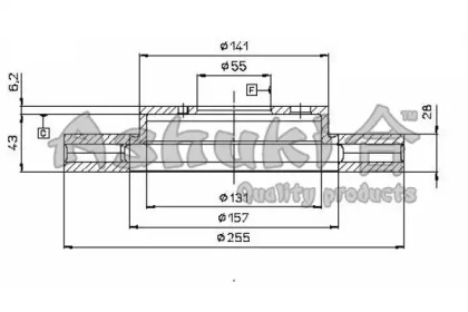 ASHUKI T602-57