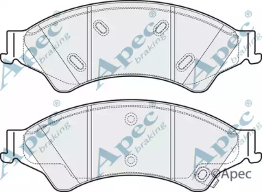 APEC BRAKING PAD2038