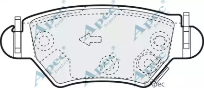 APEC BRAKING PAD1133