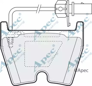 APEC BRAKING PAD1378