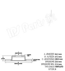 IPS PARTS IBT-1404