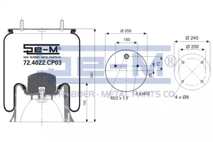 SEM LASTIK 72.4022.CP03
