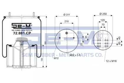 SEM LASTIK 72.881.CP
