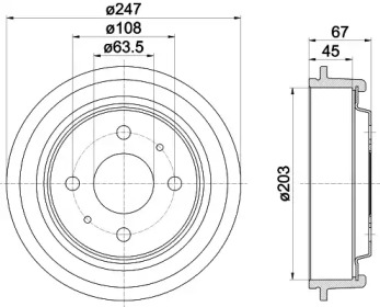 HELLA PAGID 8DT 355 300-101