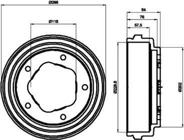 HELLA PAGID 8DT 355 300-151