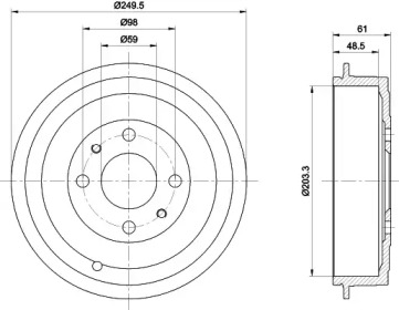 HELLA PAGID 8DT 355 301-421