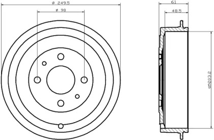 HELLA PAGID 8DT 355 300-301