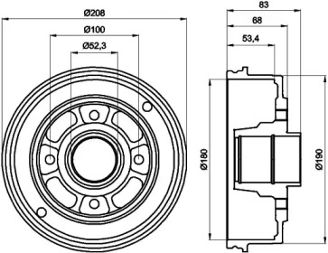 HELLA PAGID 8DT 355 300-351