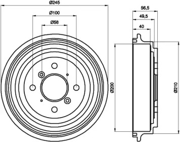 HELLA PAGID 8DT 355 300-571