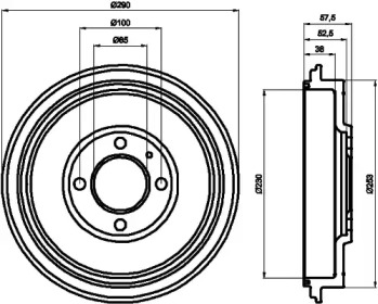 HELLA PAGID 8DT 355 300-811